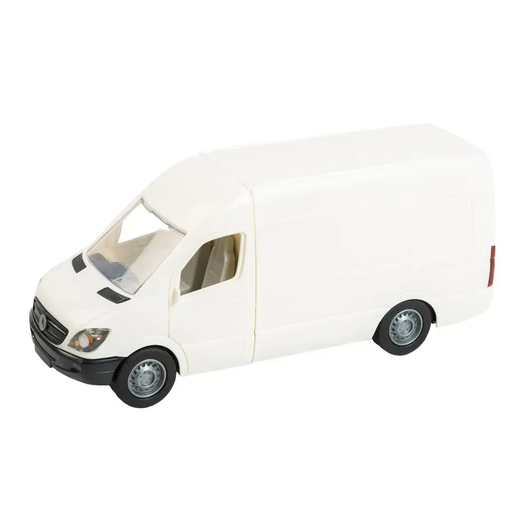 Іграшкова машинка Tigres Mercedes-Benz Sprinter вантажний автобус з пластику 28 см Білий (150-98-39651)