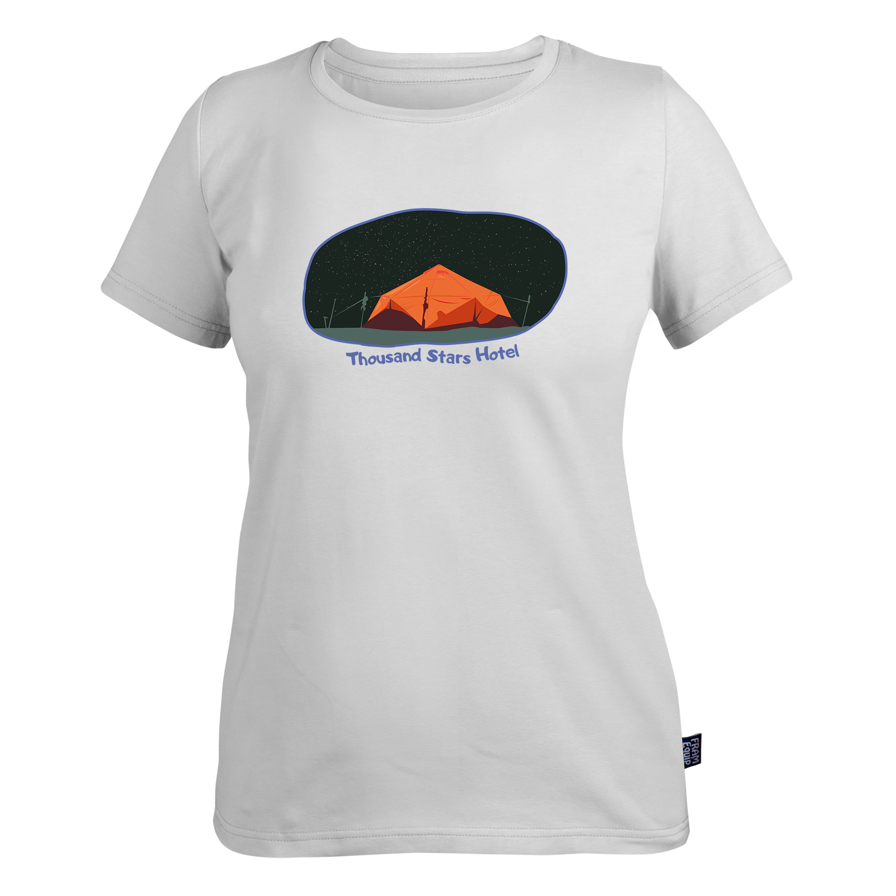 Футболка женская Thousand stars hotel XL Белый (id_7542)