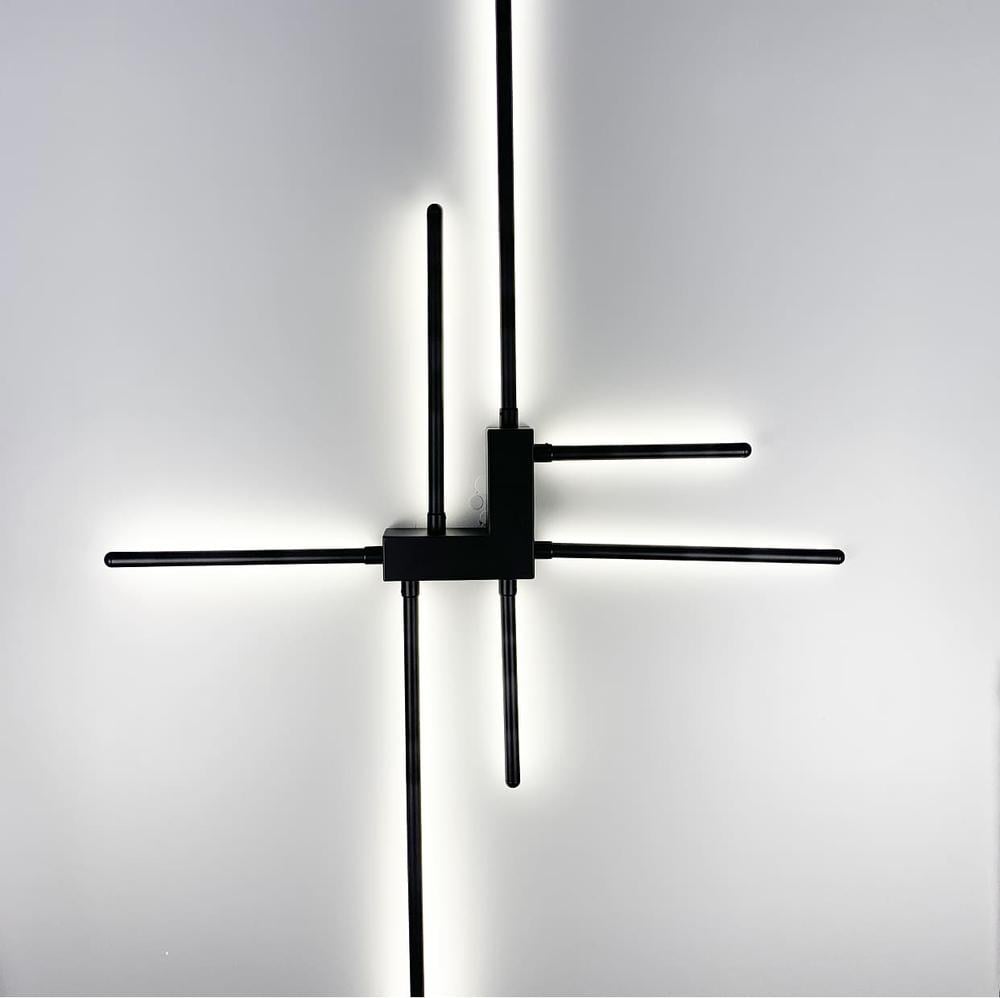 Светильник настенный светодиодный Light House LNF-17433 31W 120х75 см Черный