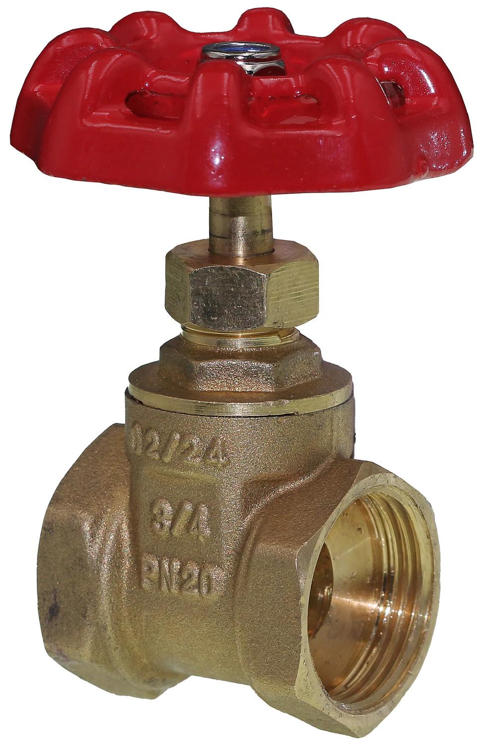 Задвижка клиновая муфтовая латунная KOER KR.280 ВВ 3/4" (KR2906)