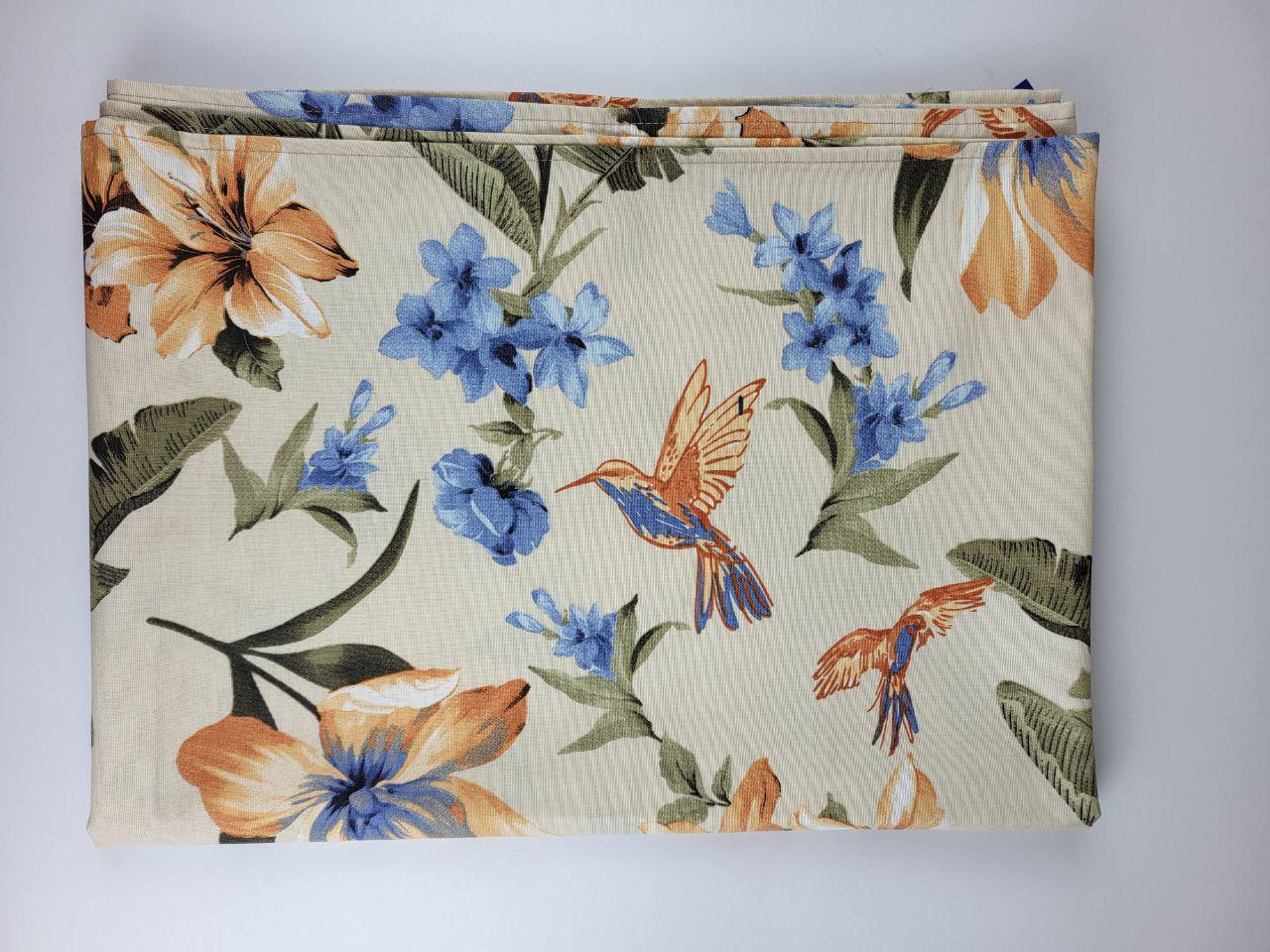 Скатерть прямоугольная с цветами 180x140 см Бежевый (1605) - фото 4 Скатерть прямоугольная с цветами 180x140 см Бежевый (1605) - фото 4