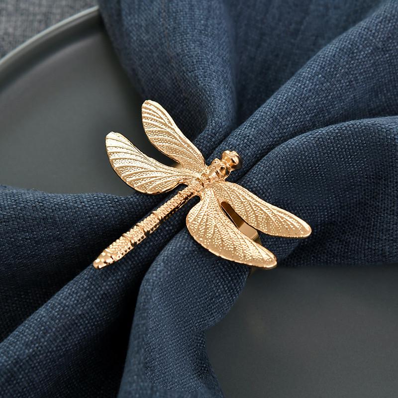 Кольцо металлическое Dragonfly для салфеток 1 шт. (2482531965)