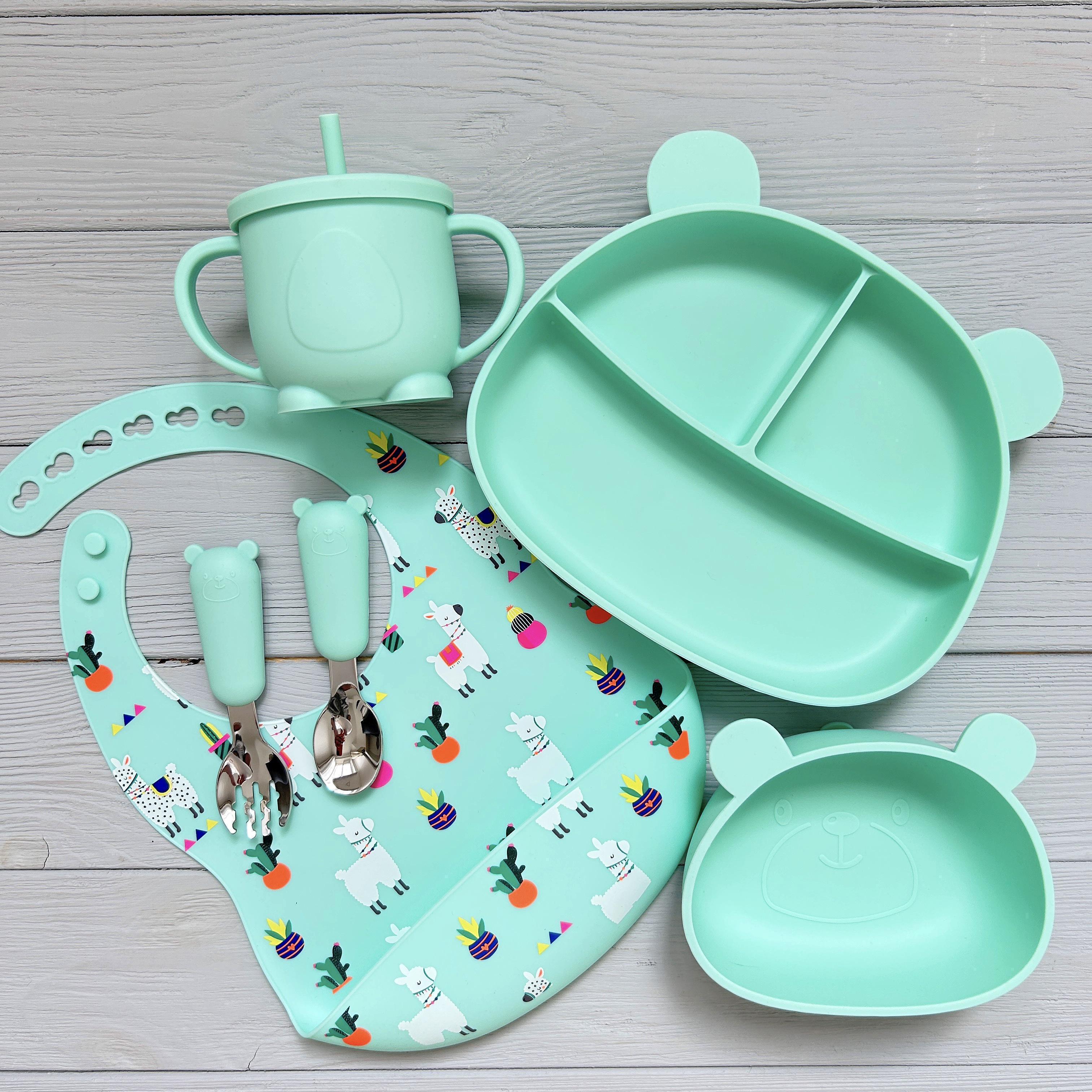 Дитячий посуд для годування Ведмедики BPR img_e5061 М'ятний (65889)