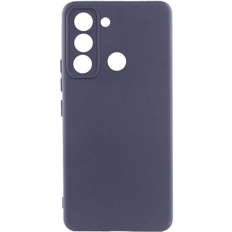 Протиударний чохол Silicone Cover Lakshmi Full Camera (AAA) для TECNO Spark 8C Сірий / Dark Gray