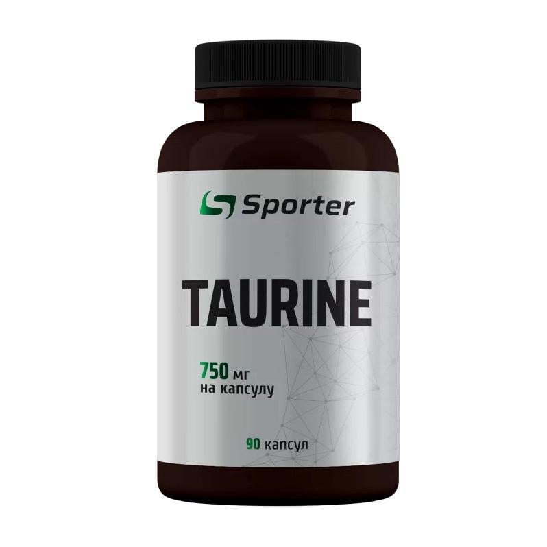Таурин Sporter 750 mg 90 капс.