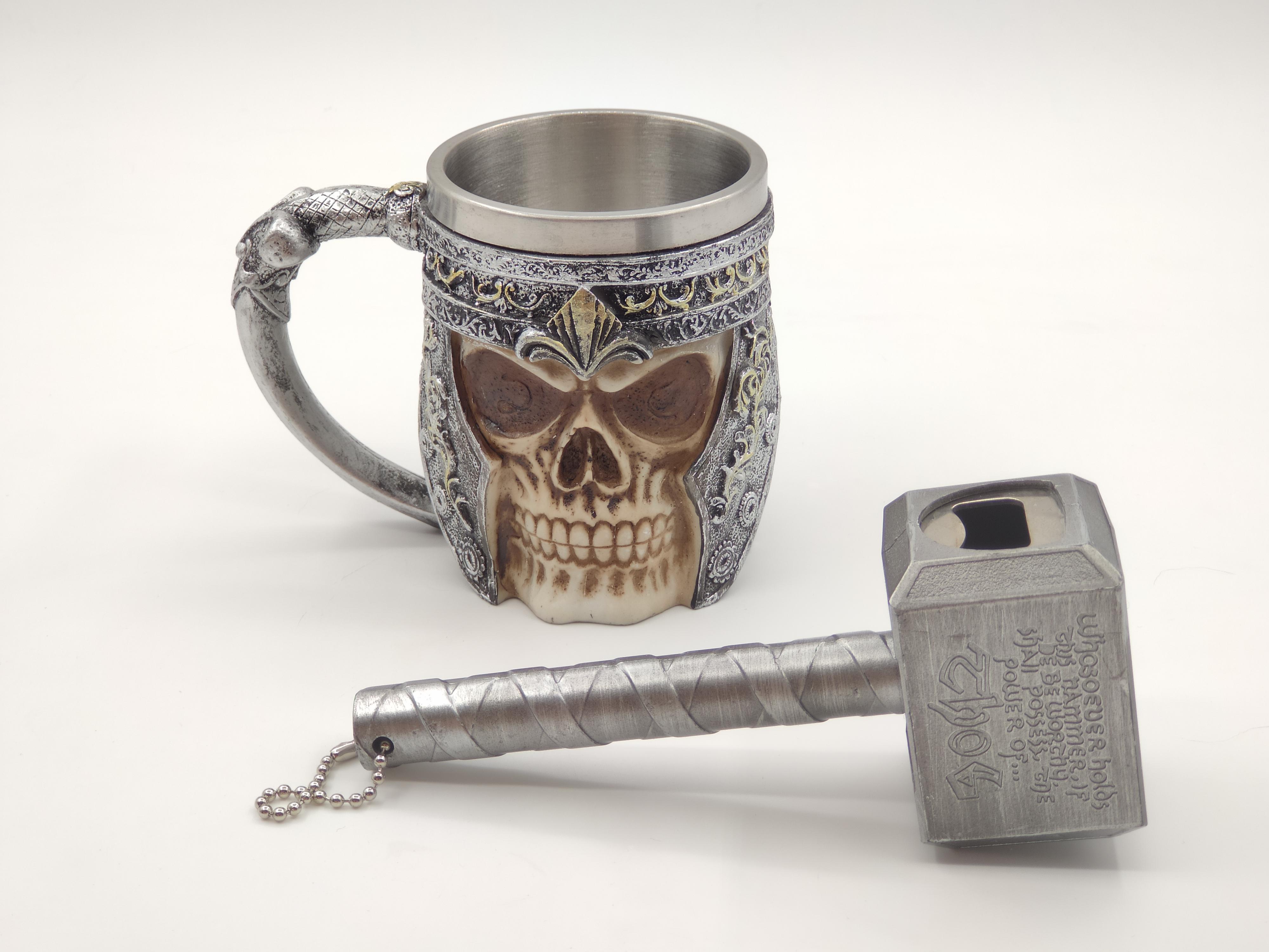 Кружка Викинг череп с мотом Тора (5756761)