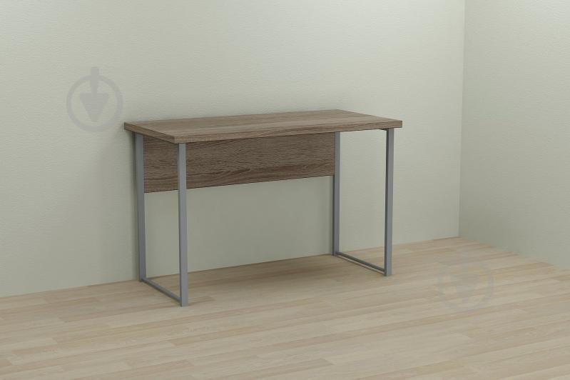 Компьютерный стол Ferrum-decor Курт 75x120x60 серый ДСП Дуб Сонома Труфель 32мм