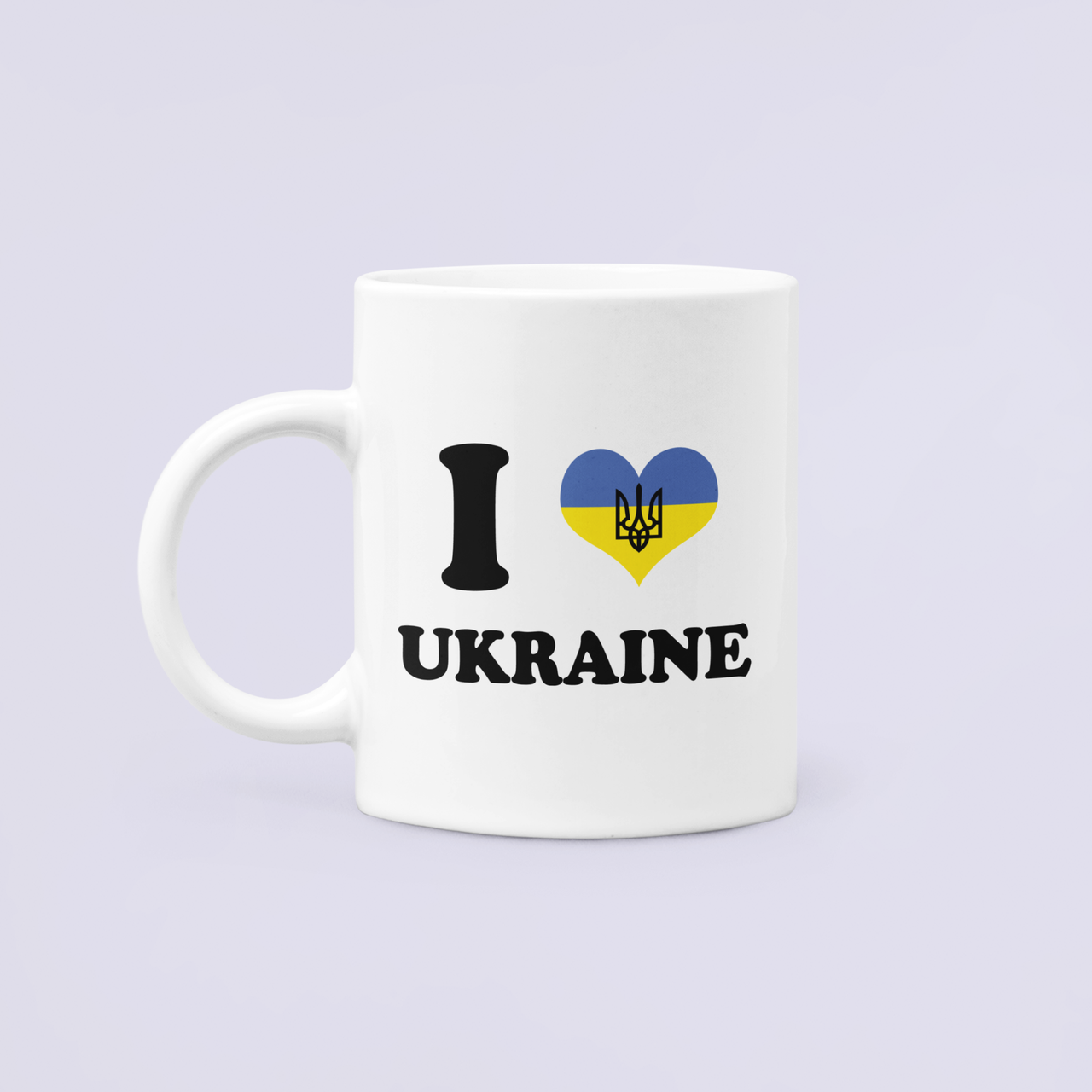 Чашка керамическая с принтом "I Love Ukraine" Я люблю Украину 330 мл Белый - фото 1 Чашка керамическая с принтом "I Love Ukraine" Я люблю Украину 330 мл Белый - фото 1