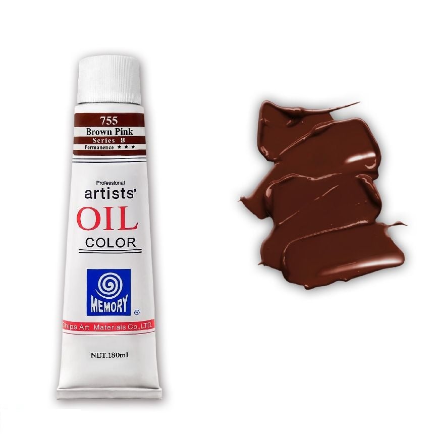 Краска масляная Memory professional 180 мл Коричневый