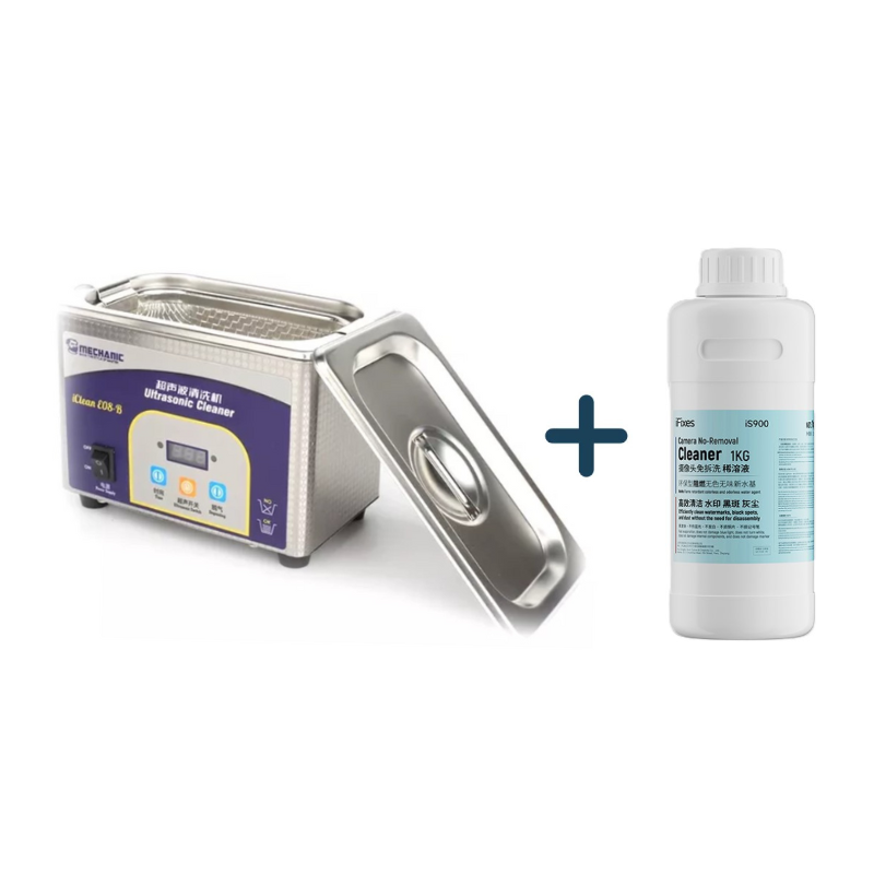 Ультразвукова ванна Mechanic 800 мл та засіб для очищення камери телефону iFixes iS900 1 л (Dp163) - фото 6 Ультразвукова ванна Mechanic 800 мл та засіб для очищення камери телефону iFixes iS900 1 л (Dp163) - фото 6