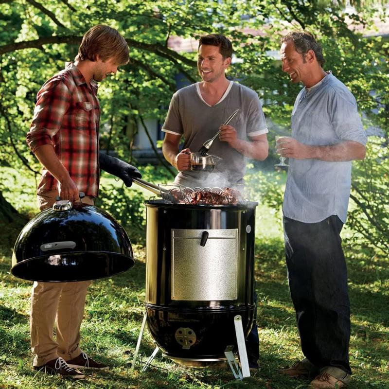 Вугільна коптильня Weber Smokey Mountain Cooker, 57 см - 731004 - фото 5