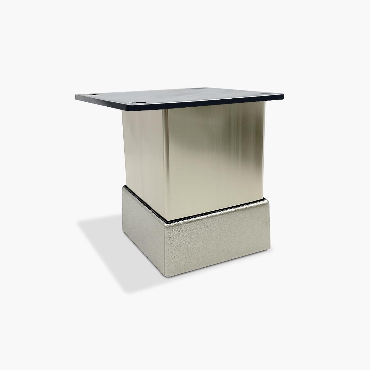 Ножка мебельная Bravo Tower 40х40х50 мм Инокс - фото 1