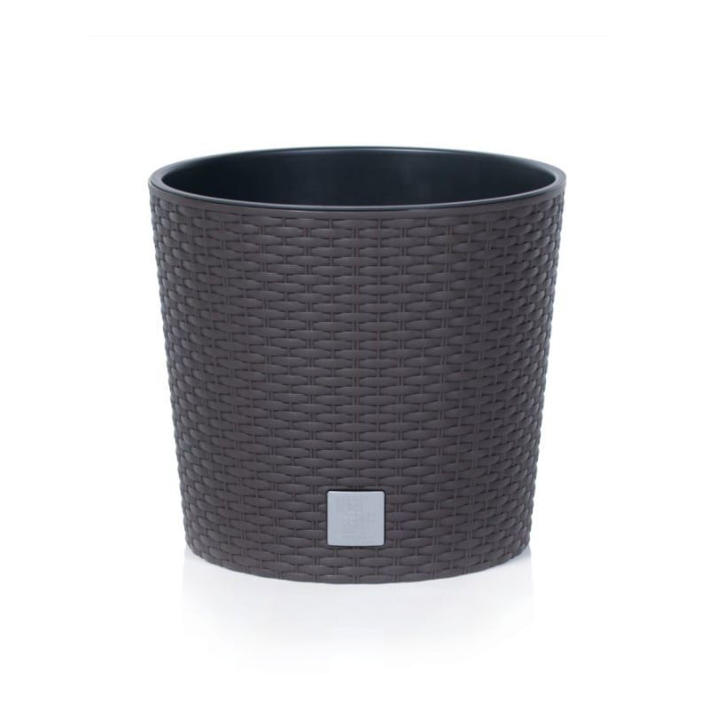 Горшок для цветов Prosperplast Rato со вставкой 2в1 Н-27 см Коричневый (79572-440)