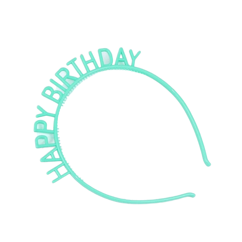 Обруч для волос Happy Birthday Зеленый (2557365189)