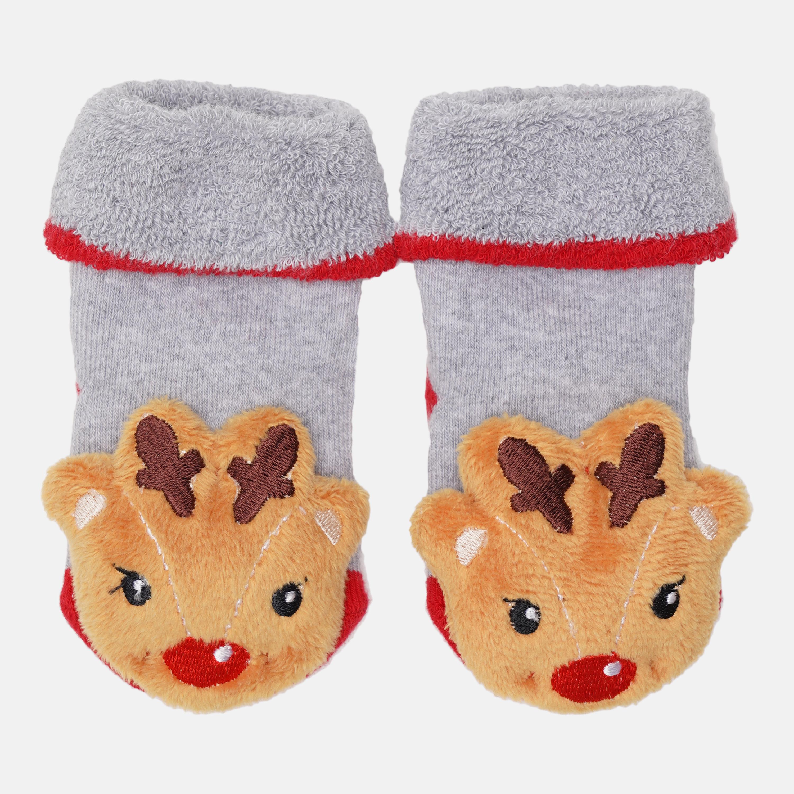 Носки C&A 50-56 см Серый/Красный (79840480)