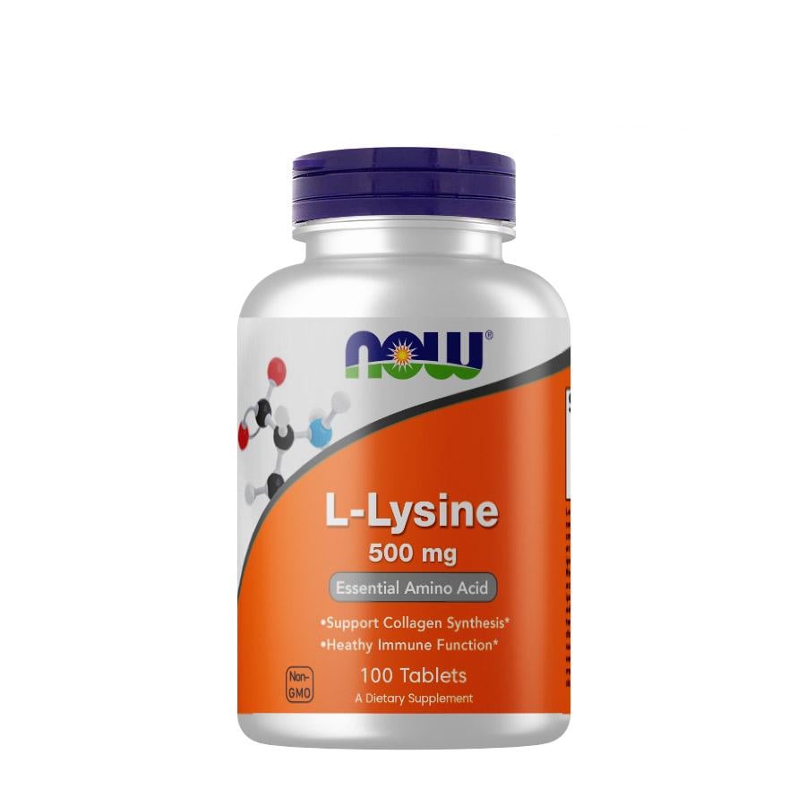 Амінокислота NOW L-Lysine 500 мг 100 таб. (3600)