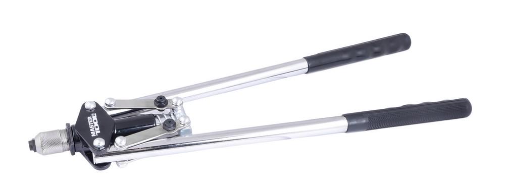 Пистолет для заклепок MasterTool Профи двуручный 420 мм Ш3,2/4,0/4,8 мм (21-0780)