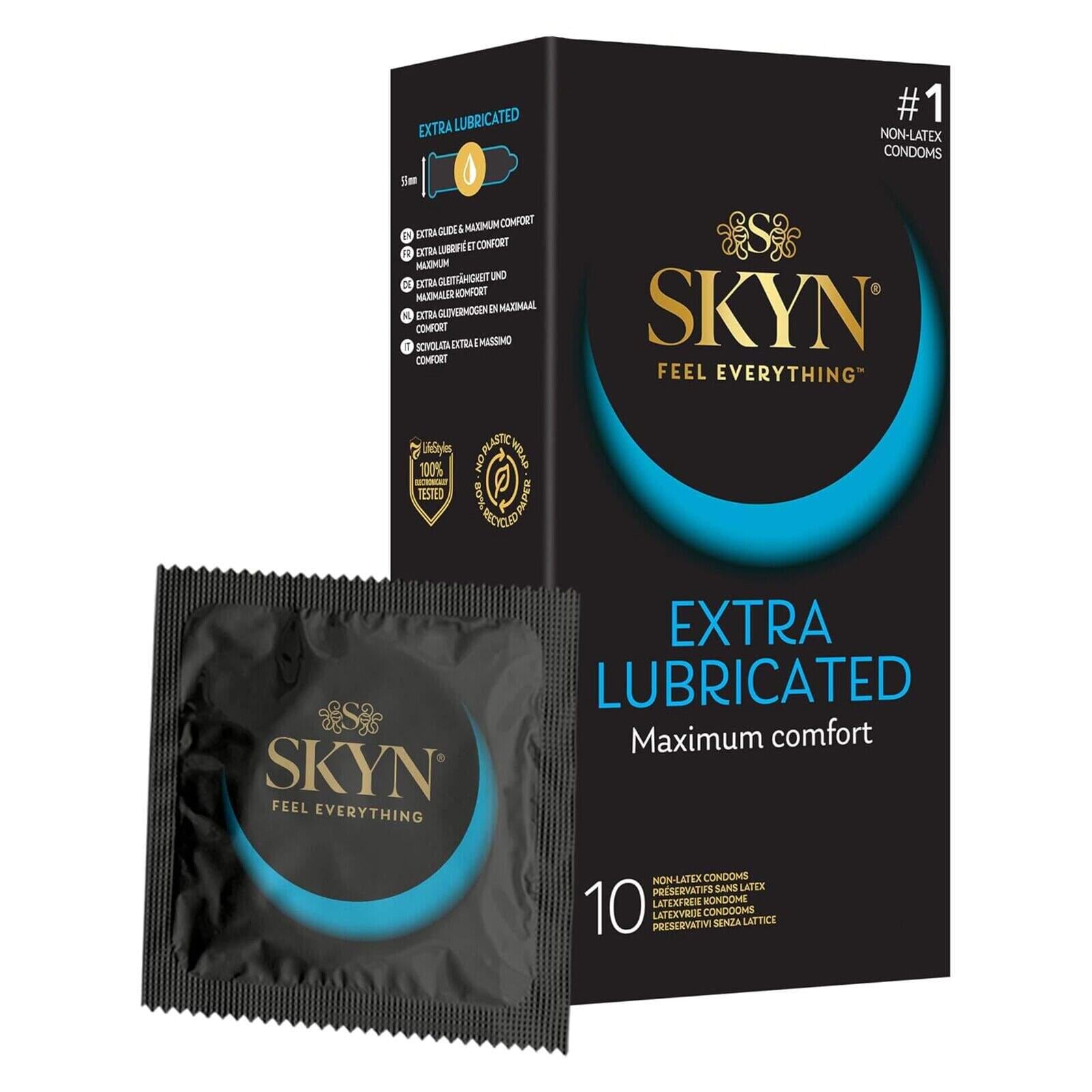 Презервативы безлатексные SKYN Extra Lubricated ультратонкие 10 шт. (38002329)