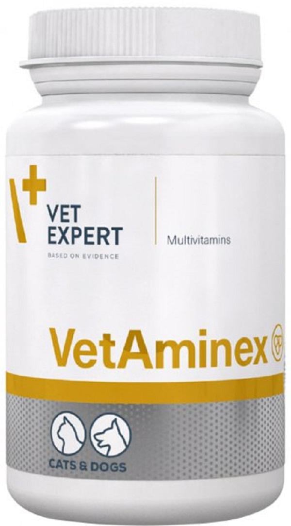 Комплекс вітамінів та мінералів для котів та собак VetExpert VetAminex 60 кап. (5902768346695)