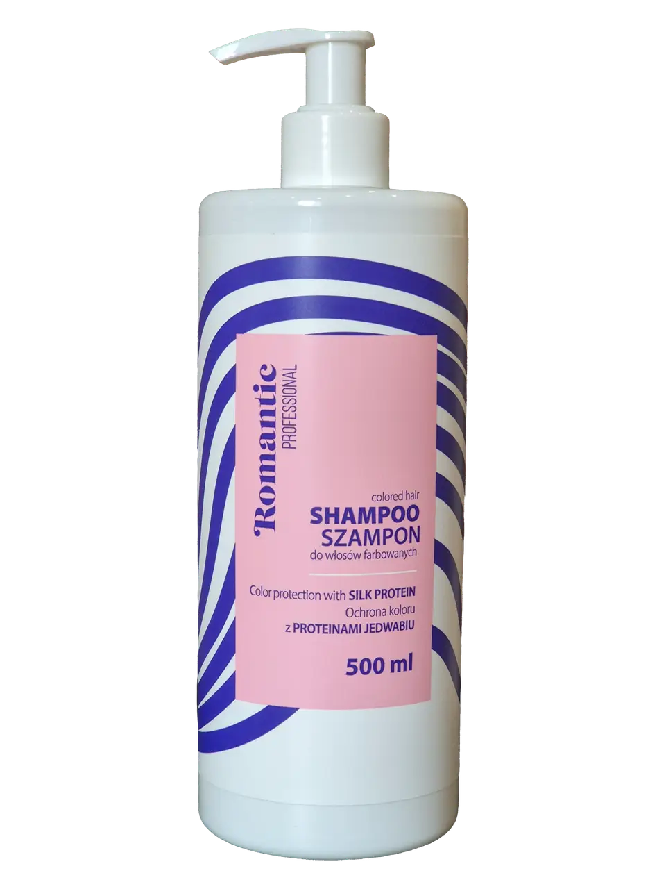 Шампунь для окрашенных волос с протеинами шелка Romantic Professional Shampoo 500 мл (24679509)