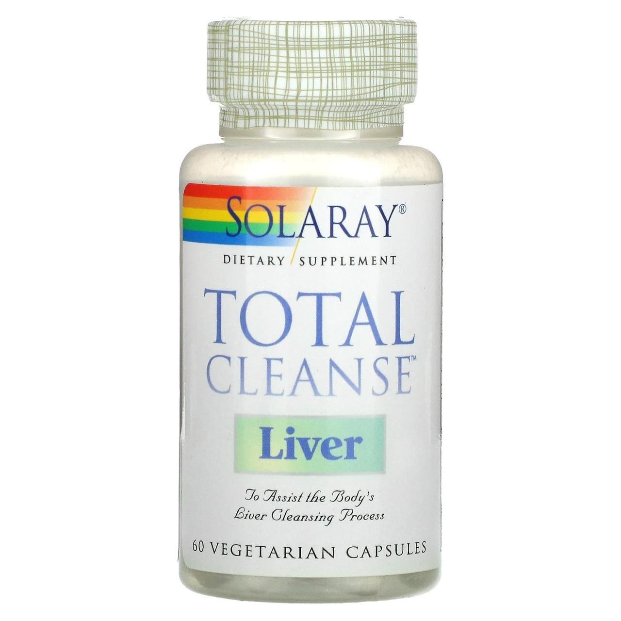 Добавка для очистки печени Solaray Total Cleanse Liver оздоровительный комплекс 60 вег. капс. (2190880122)