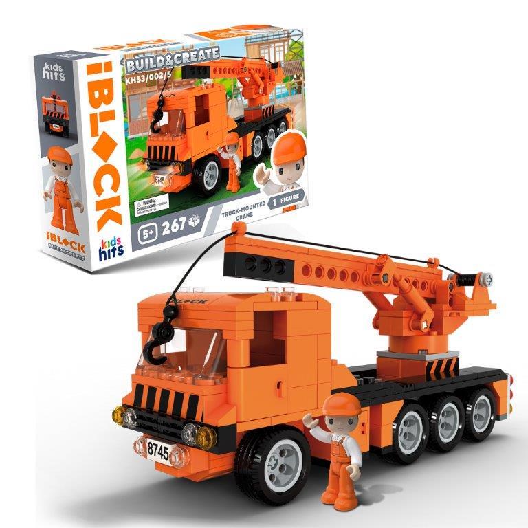 Конструктор пластиковый Iblock Kids hits JUNIOR 267 дет. 32x5x21,5 см (2517064064)