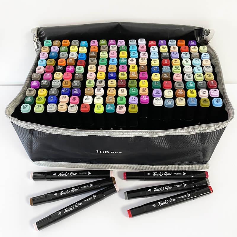Скетч-маркеры Touch Qiuci двусторонние 168 шт. Черный - фото 3 Скетч-маркеры Touch Qiuci двусторонние 168 шт. Черный - фото 3