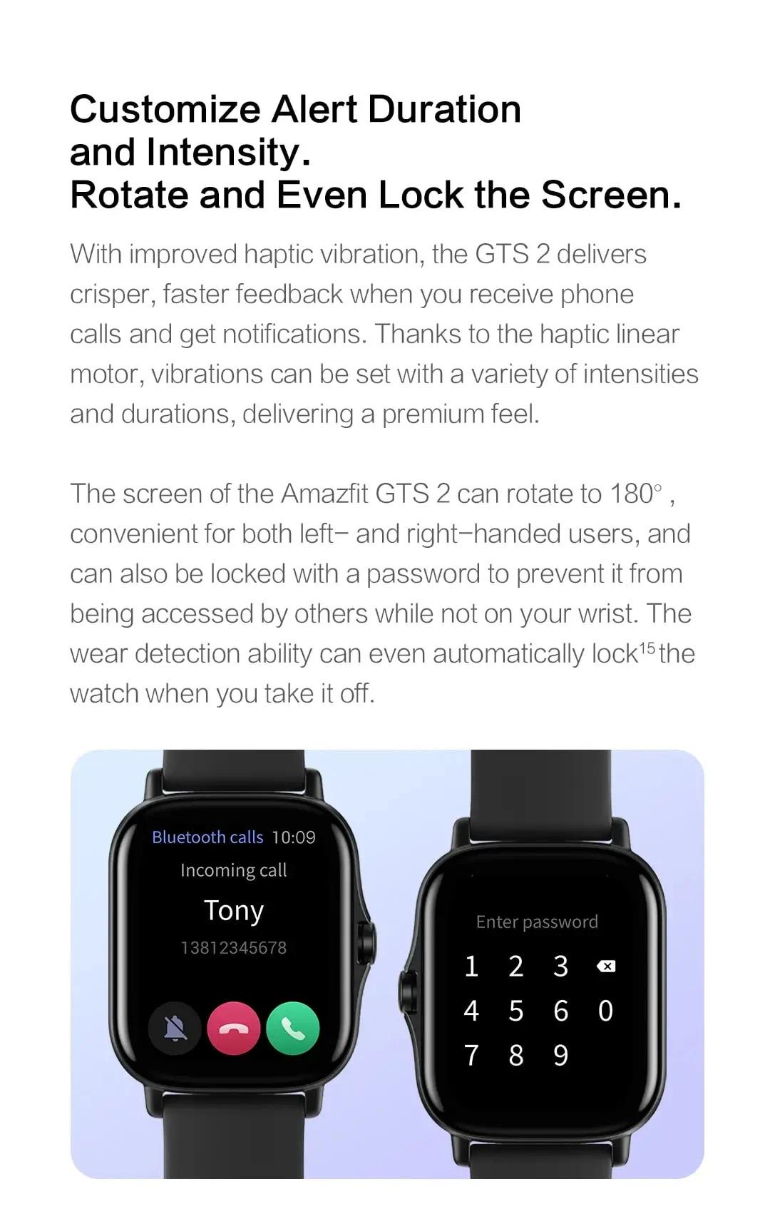 Смарт-годинник Amazfit GTS 2 Global 5ATM 3 Гб Сірий (AM-GTS2G) - фото 6