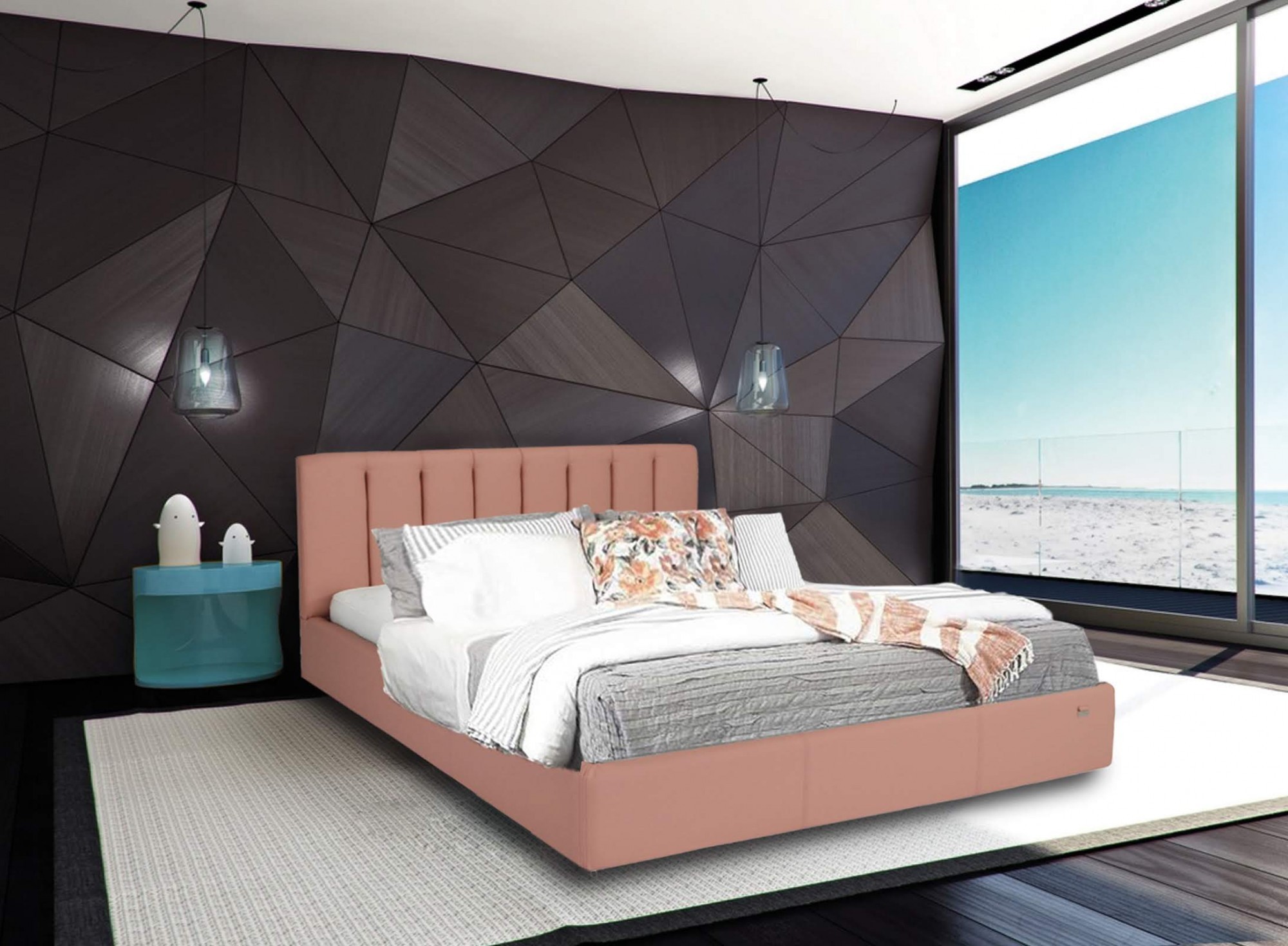 Кровать Sanam VIP Флай 2207 A1 140х190 см Бежевый - фото 8 Кровать Sanam VIP Флай 2207 A1 140х190 см Бежевый - фото 8