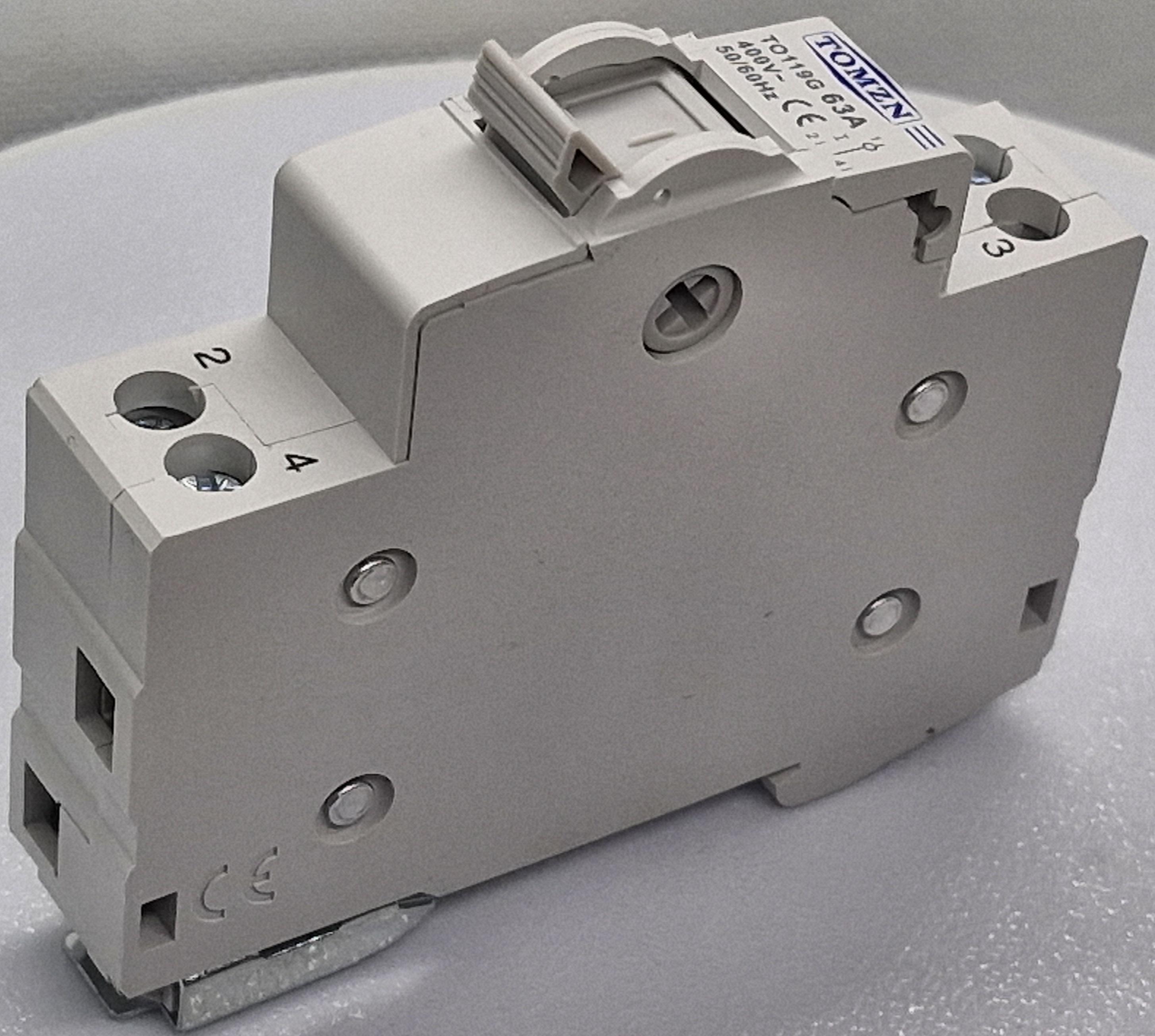 Перемикач введення резерву трипозиційний для генератора/інвертора TOMZN 63 A 1 полюс (TO119G1P-63A) - фото 12 Перемикач введення резерву трипозиційний для генератора/інвертора TOMZN 63 A 1 полюс (TO119G1P-63A) - фото 12