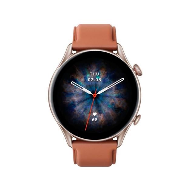 Смарт-годинник Amazfit GTR 3 Pro Leather Brown - фото 2