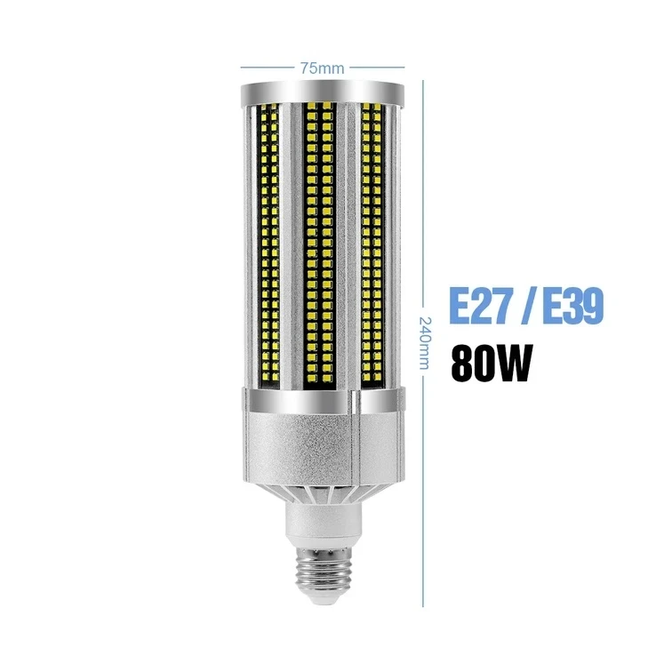 Лампа KukoBot Кукуруза E27 в алюминиевом корпусе на 480 светодиодов 80W - фото 2 Лампа KukoBot Кукуруза E27 в алюминиевом корпусе на 480 светодиодов 80W - фото 2