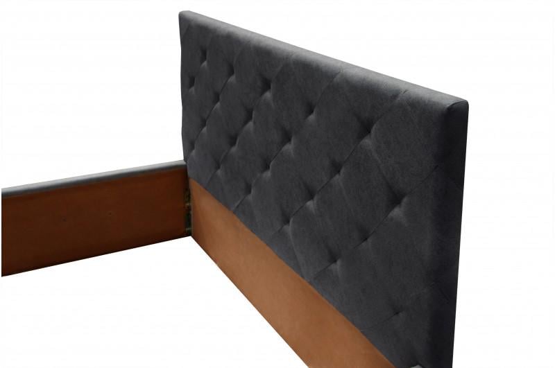 Кровать Атланта Мікс Меблі 1600х2000 мм Серый - фото 3 Кровать Атланта Мікс Меблі 1600х2000 мм Серый - фото 3