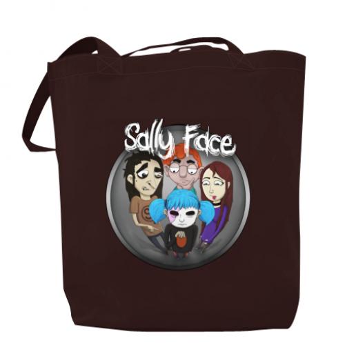 Шопер Sally Face soundtrack 37x41 см Шоколадний (2901001-12-86045)