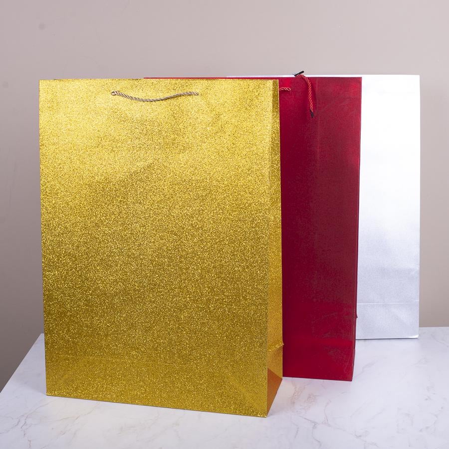 Подарочный пакет Глиттер XL 55x40x15 см (4993-7)