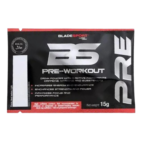 Передтренувальний комплекс Blade Sport B6 Pre-Workout Цитрус/Манго 15 г (23038-01) - фото 1