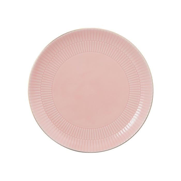 Тарілка обідня Seltmann Weiden Amina Rose 27,5 см Рожевий із золотистим обідком Тарілка обідня Seltmann Weiden Amina Rose 27,5 см Рожевий із золотистим обідком