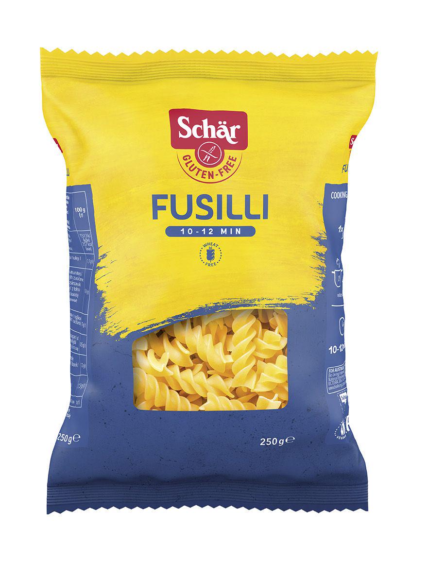 Паста без глютена Dr. Schar Fusilli Спиральки из кукурузы и риса 250 г (8008698010075) - фото 1