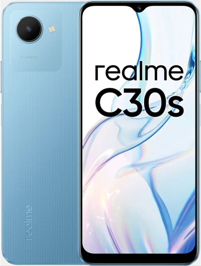 Смартфон realme C30S 2/32 Гб Global Stripe Blue - фото 1