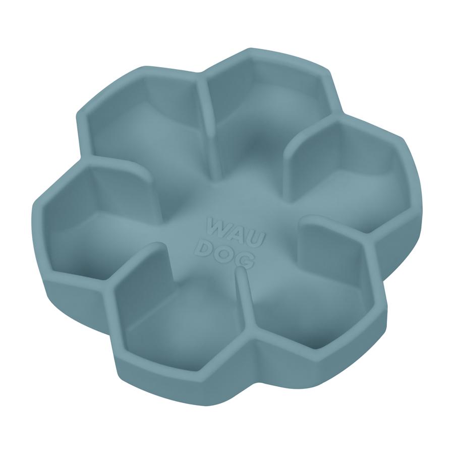 Миска силіконова Waudog для повільного годування котів собак 750 мл Grey (235411) - фото 3