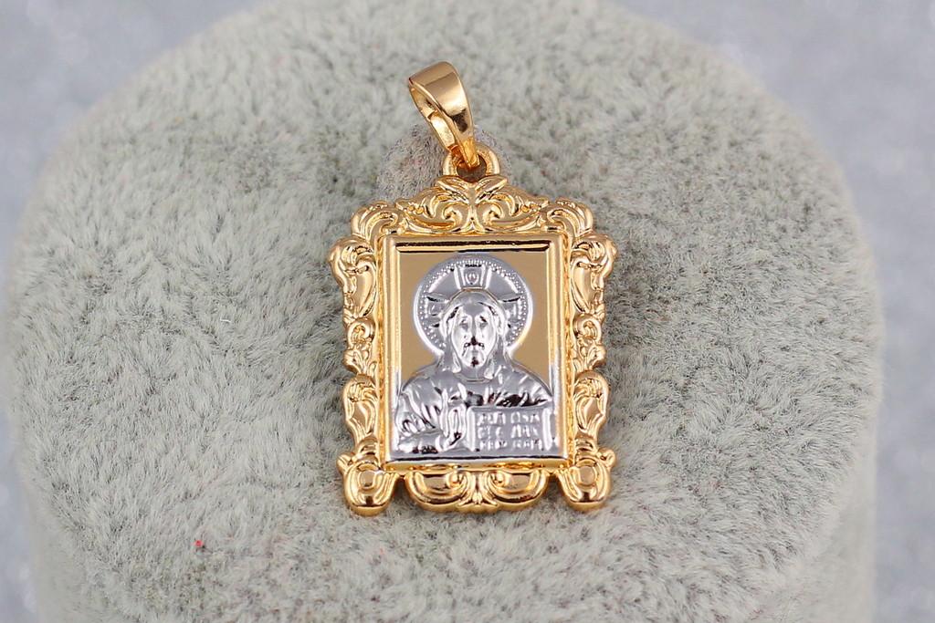 Ладанка Xuping Jewelry Иисус Христос с завитками 2 см