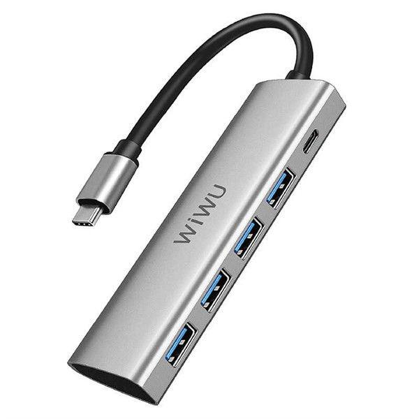 USB-хаб WIWU Alpha 631STR Gray