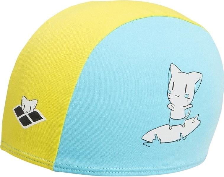 Шапочка для плавання дитяча Arena FRIENDS KIDS POLYESTER CAP Бірюзово-жовтий (003994-310)