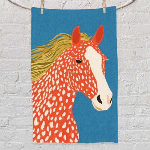 Полотенце Presentville с принтом Пятнистая лошадь 50х80 см (PLM_26NY021)