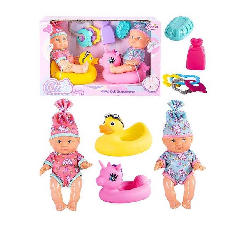 Набір пупсів з аксесуарами 22 см 2 шт. в коробці (MTT-194958) Набір пупсів з аксесуарами 22 см 2 шт. в коробці (MTT-194958)