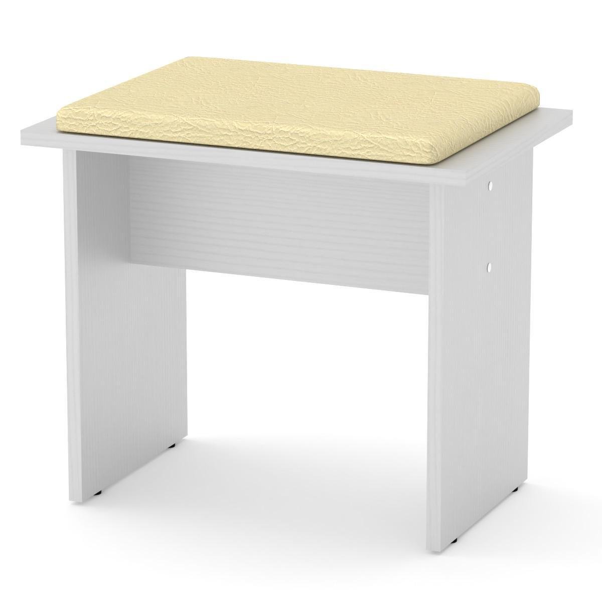 Табурет кухонный МеблиКо Т-7 50х33х43 см Альба/Белый (k-2807-1) - фото 1 Табурет кухонный МеблиКо Т-7 50х33х43 см Альба/Белый (k-2807-1) - фото 1