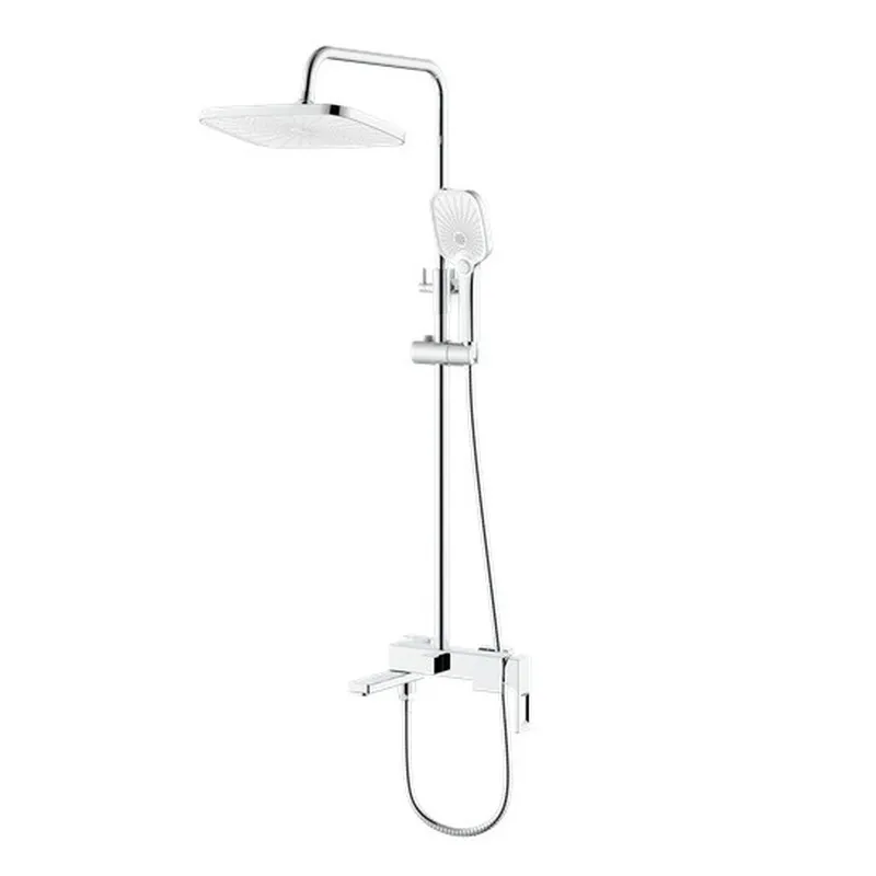 Душова система MIXXUS Premium Walter 009-J зі змішувачем з латуні Сталевий (MI6619)