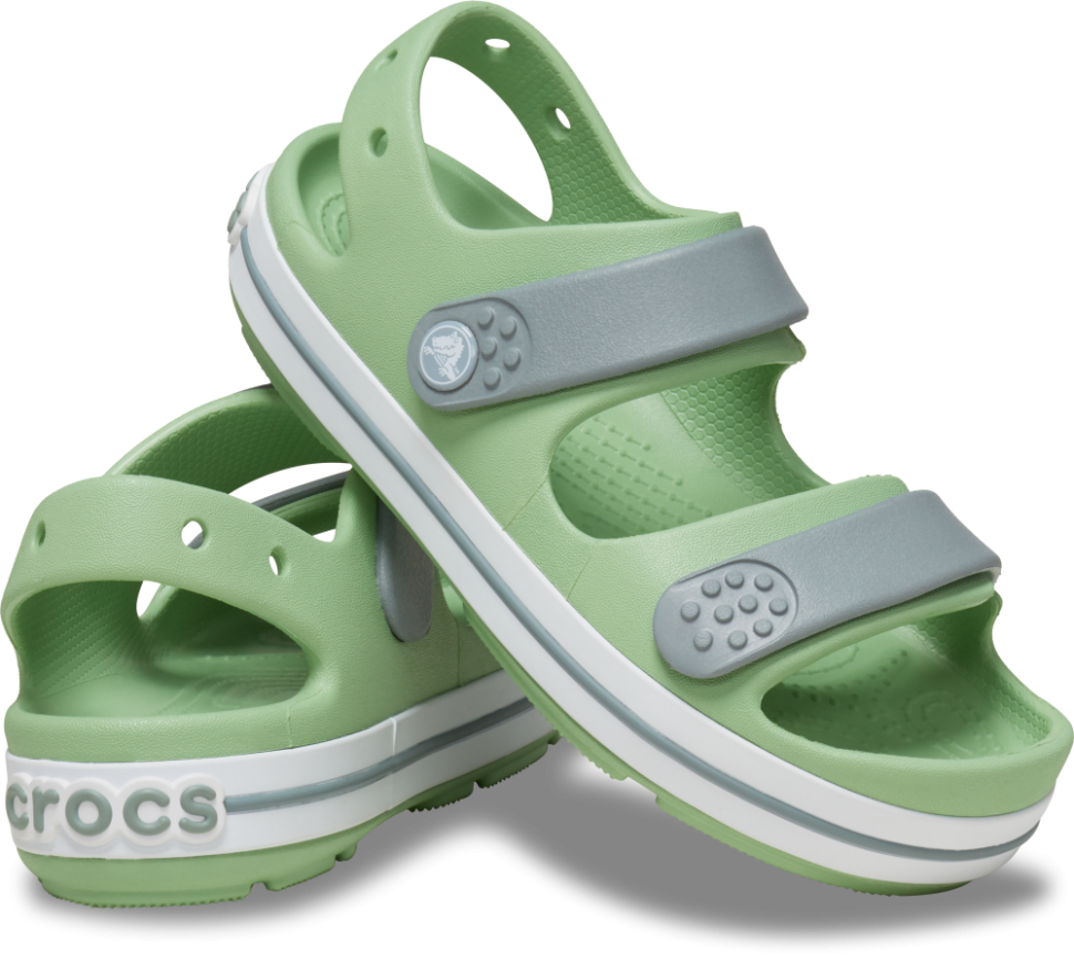 Сандалі для хлопчика Crocs Toddler Crocband Cruiser Sandal kids р. 33/34 Fair Green/Dusty Green (15817)