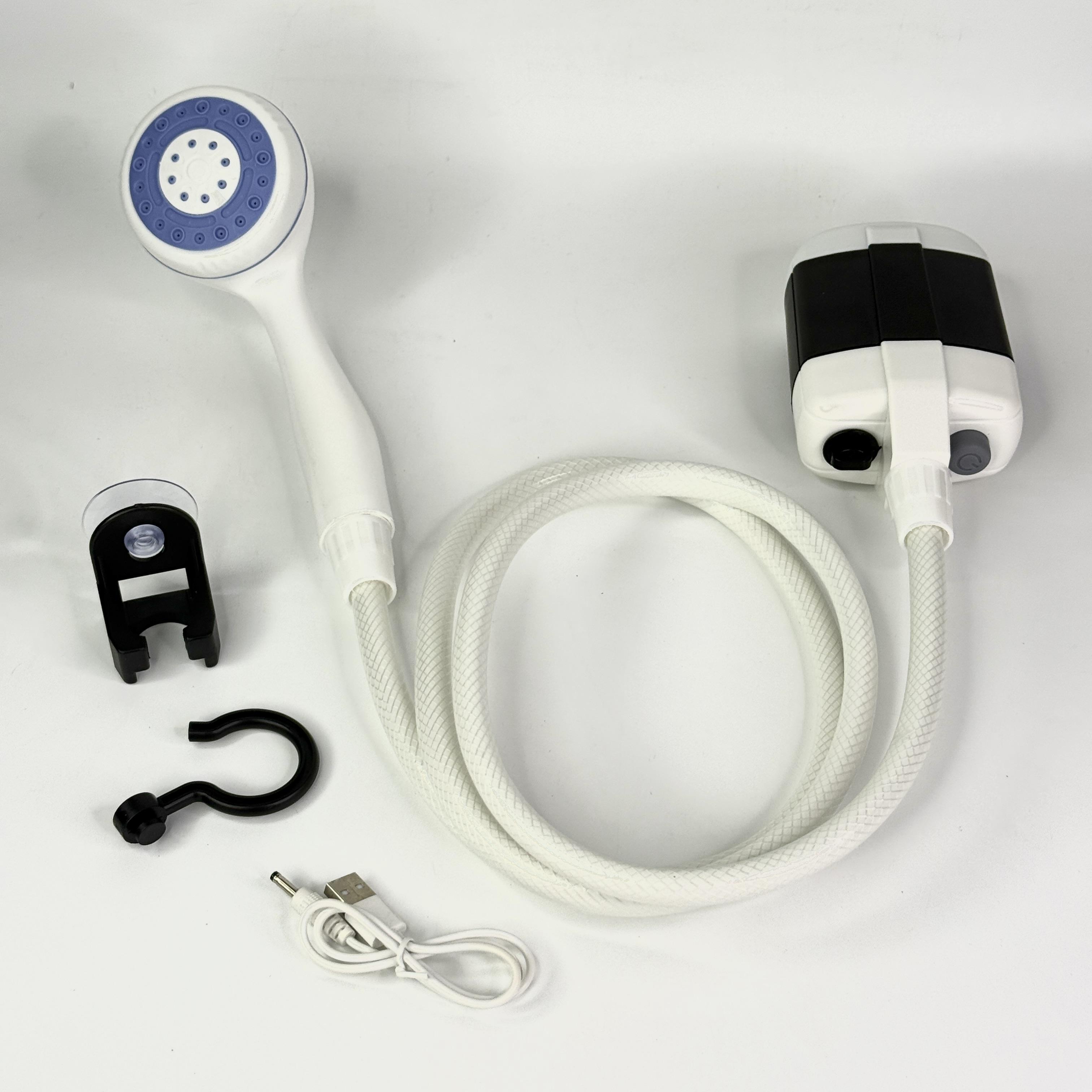 Душ портативный на аккумуляторе USB кемпинговый с помпой Li-ion 2200 мАч (TR-280)