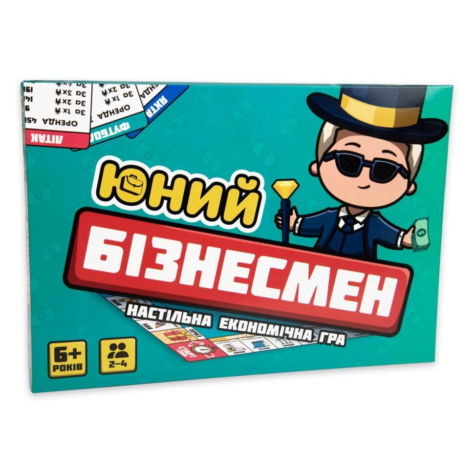 Настільна гра Strateg Юний Бізнесмен 30341 картки та тайли власності (RLT51906)